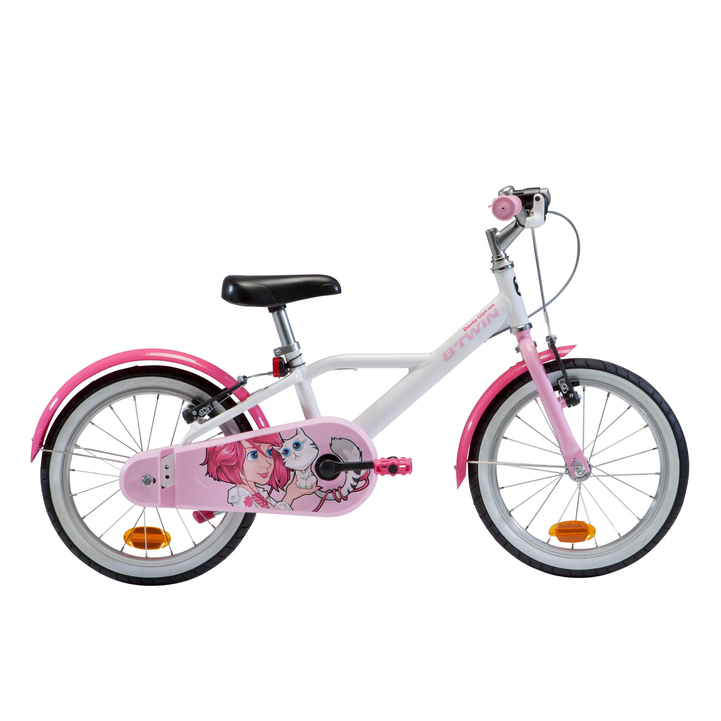 16-palcový dievčenský bicykel pre deti od 4 Ste pripravení na túru? Tento 16" bicykel sme vytvorili pre deti vo veku od 4