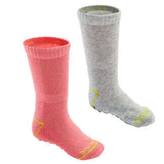 Sada 2 párov detských protišmykových ponožiek. Na detské hry bez rizika pošmyknutia.