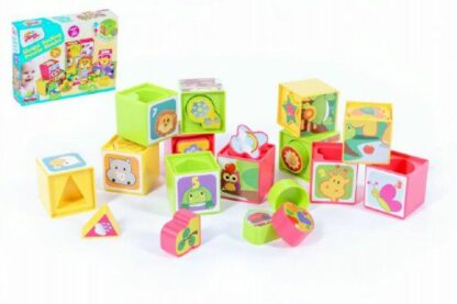 Kocky kubus vkladačka plast 12ks v krabici 30x23x7cm 12m+ z kategórie Darčeky a hračky | Hračky pre najmenších | Motorické hračky kúpite na Kokiskashop.sk za 23.39 €.