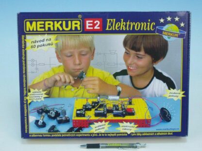 MERKUR E2 elektronic Stavebnica v krabici 36x27x6cm z kategórie Darčeky a hračky | Detské hry | Stavebnice na hranie | Merkur kúpite na Kokiskashop.sk za 91.39 €.