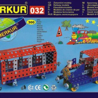 MERKUR 032 Stavebnica železničné modely 10 modelov 300ks v krabici 36x27x3cm z kategórie Darčeky a hračky | Detské hry | Stavebnice na hranie | Merkur kúpite na Kokiskashop.sk za 33.79 €.
