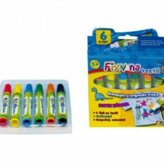 Fixy na textil vodě odolné 6ks v krabičce z kategórie Darčeky a hračky | Detské hry | Kreatívne hračky kúpite na Kokiskashop.sk za 4.49 €.