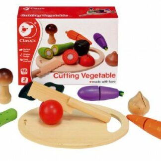 Teddies Zelenina krájecí s prkénkem dřevo 16ks z kategórie Darčeky a hračky | Hračky pre dievčatá | Kuchynky