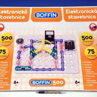 Stavebnice Boffin 500 elektronická 500 projektů na baterie 75ks v krabici 50x39x5cm z kategórie Darčeky a hračky | Detské hry | Stavebnice na hranie | Ostatné kúpite na Kokiskashop.sk za 97.39 €.
