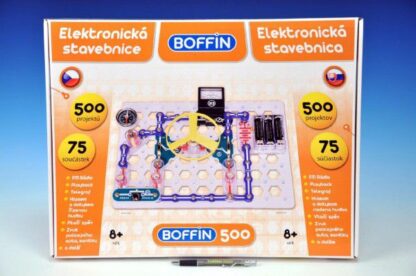 Stavebnice Boffin 500 elektronická 500 projektů na baterie 75ks v krabici 50x39x5cm z kategórie Darčeky a hračky | Detské hry | Stavebnice na hranie | Ostatné kúpite na Kokiskashop.sk za 97.39 €.