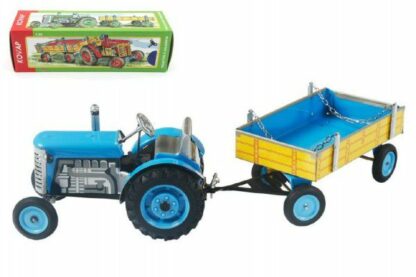 Traktor Zetor s valníkem modrý na klíček kov 28cm Kovap v krabičce z kategórie Darčeky a hračky | Detské hry | Farma a zvieratká | Poľnohospodárske a stavebné stroje kúpite na Kokiskashop.sk za 78.79 €.