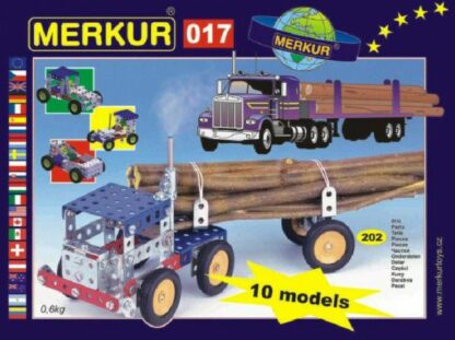 MERKUR Kamión 017 Stavebnica 10 modelov 202ks v krabici 26x18x5cm z kategórie Darčeky a hračky | Detské hry | Stavebnice na hranie | Merkur kúpite na Kokiskashop.sk za 23.59 €.