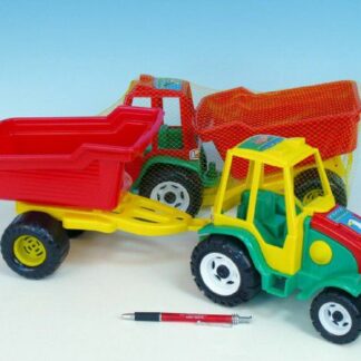 Teddies Traktor s vlekem 52 cm z kategórie Darčeky a hračky | Detské hry | Farma a zvieratká | Poľnohospodárske a stavebné stroje kúpite na Kokiskashop.sk za 11.39 €.