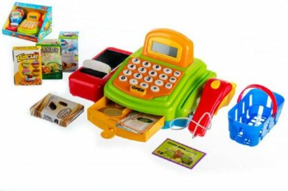 Pokladňa digitálny plast 30cm s doplnkami na batérie v krabici z kategórie Darčeky a hračky | Hračky pre dievčatá | Doktorky