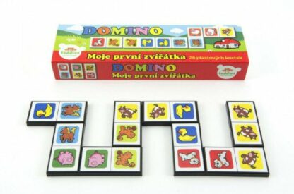 Moje prvé zvieratká Domino 28ks spoločenská hra v krabičke 21x6x3cm z kategórie Darčeky a hračky | Detské hry | Stolné hry kúpite na Kokiskashop.sk za 5.29 €.