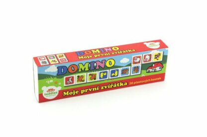 Klasická hra domino se zvířátky určená pro děti