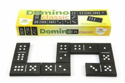 Classic Domino 28ks spoločenská hra plast v krabičke 21x6x3cm z kategórie Darčeky a hračky | Detské hry | Stolné hry kúpite na Kokiskashop.sk za 6.19 €.