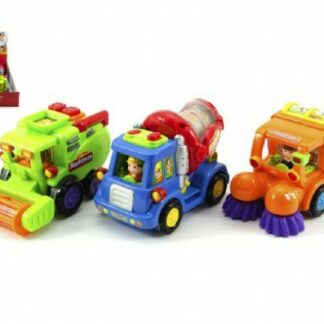Auto nákladní plast 12cm asst 3 druhy 6ks v boxu 18m+ z kategórie Darčeky a hračky | Hračky pre najmenších | Autíčka