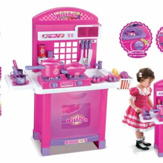 G21 Superior 52044 Detská kuchynka s príslušenstvom ružová z kategórie Darčeky a hračky | Hračky pre dievčatá | Kuchynky