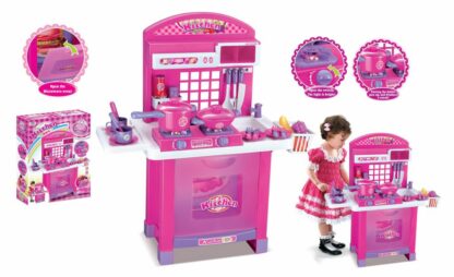 G21 Superior 52044 Detská kuchynka s príslušenstvom ružová z kategórie Darčeky a hračky | Hračky pre dievčatá | Kuchynky
