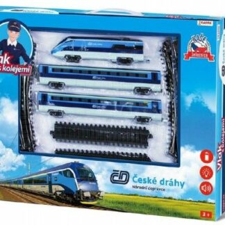 Sada vlak Českej dráhy s koľajami - 23 ks z kategórie Darčeky a hračky | Hračky pre chlapcov | Vlaky