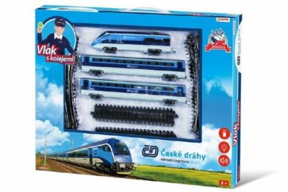 Sada vlak Českej dráhy s koľajami - 23 ks z kategórie Darčeky a hračky | Hračky pre chlapcov | Vlaky