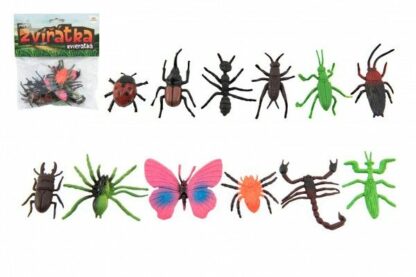 Hmyz / zvieratko mini plast 4 až 8 cm