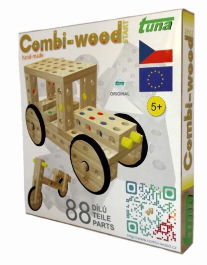 Drevená stavebnica COMBI-WOOD z kategórie Darčeky a hračky | Detské hry | Drevené stavebnice kúpite na Kokiskashop.sk za 55.39 €.